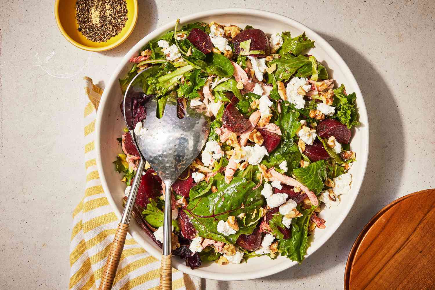 a recipe photo of the Chicken Harvest Salad with Cherry Vinaigrette