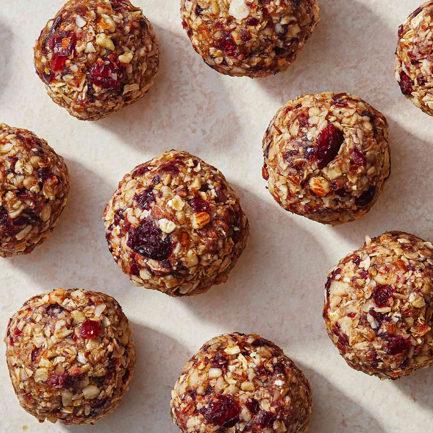 a recipe photo of the Cranberry and Almond Energy Balls