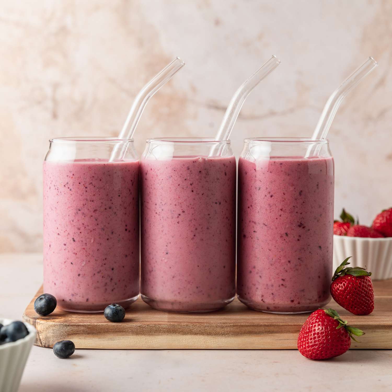 a recipe photo of the Berry Kefir Smoothie