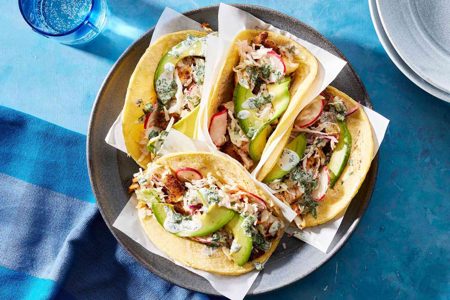 a recipe photo of the Talapia Fish Tacos