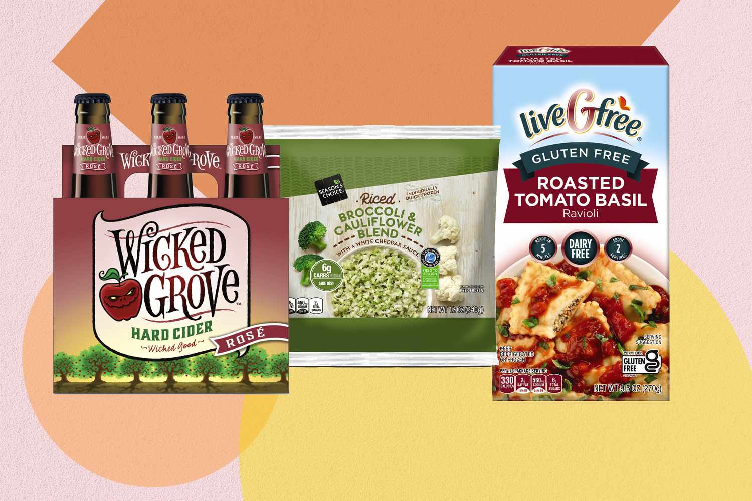 a collage of some of the Healthy Finds Coming to Aldi in May