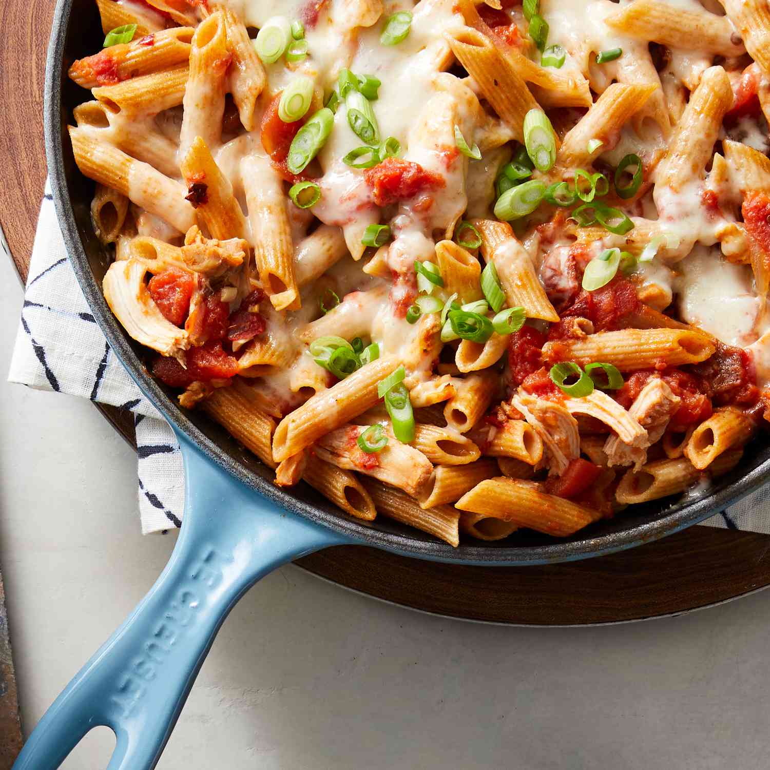 Chicken Tinga Baked Pasta