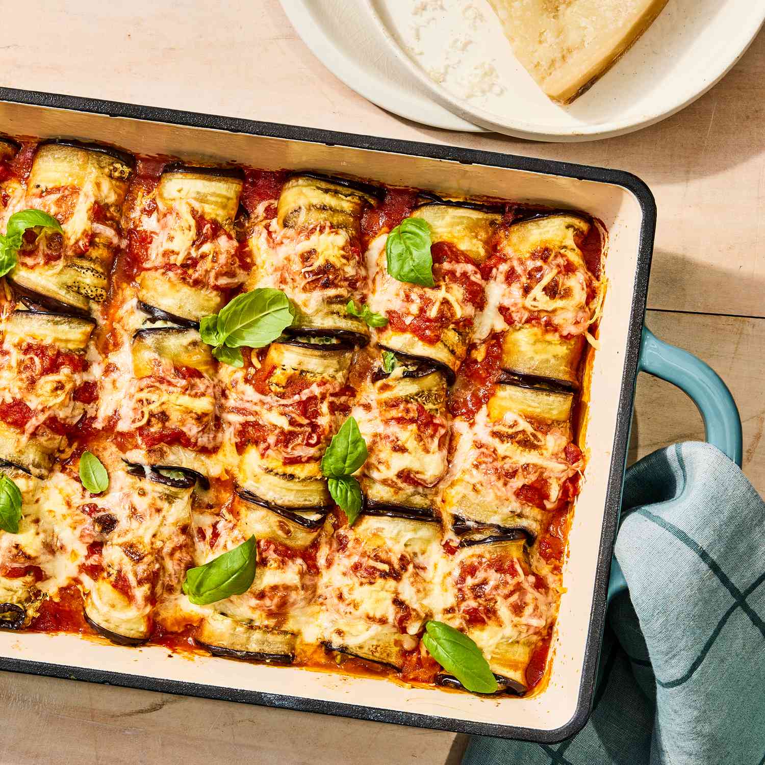 a recipe photo of the Eggplant Rollatini