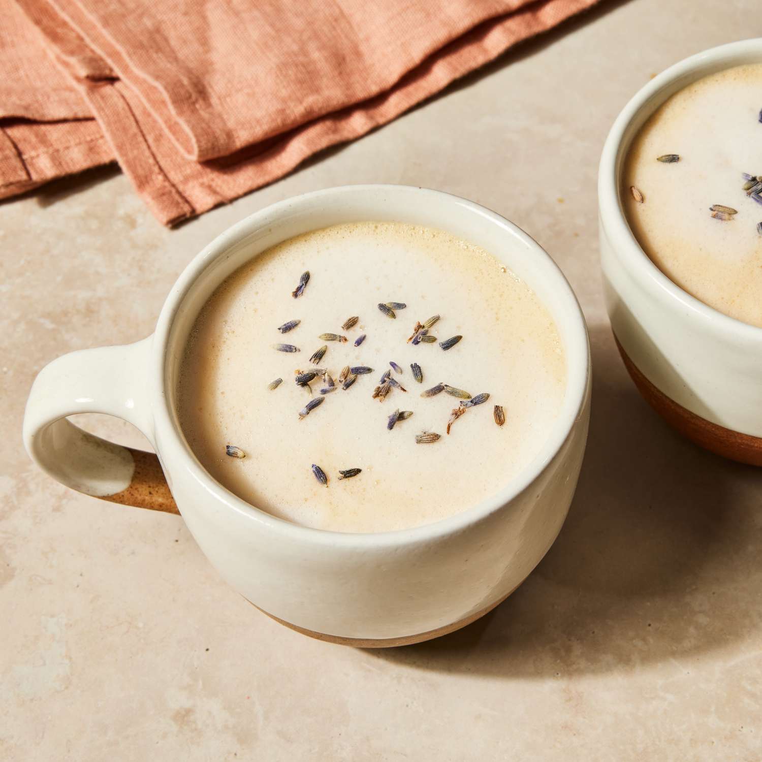 a recipe photo of the Lavender Lattes