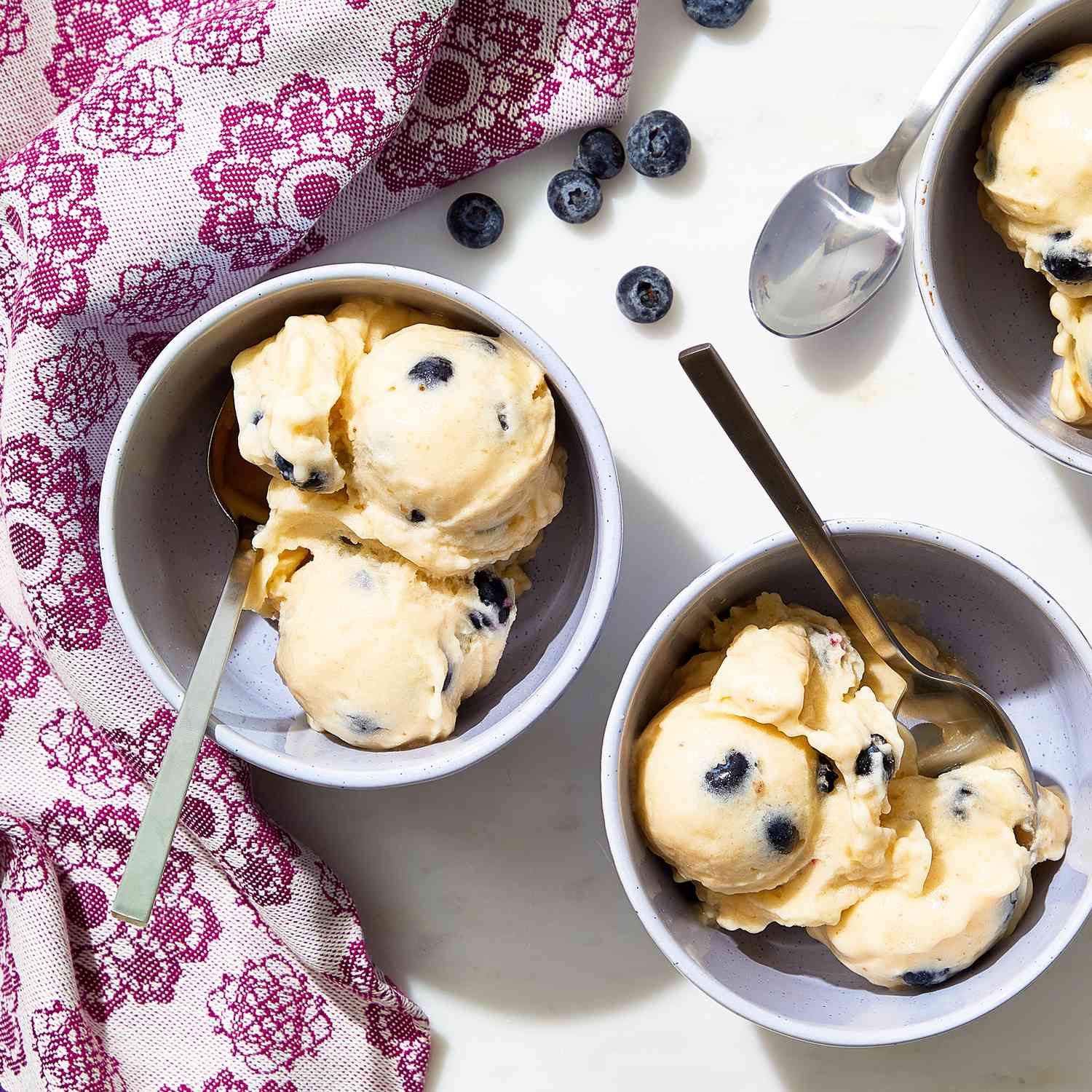 lemon blueberry ice cream