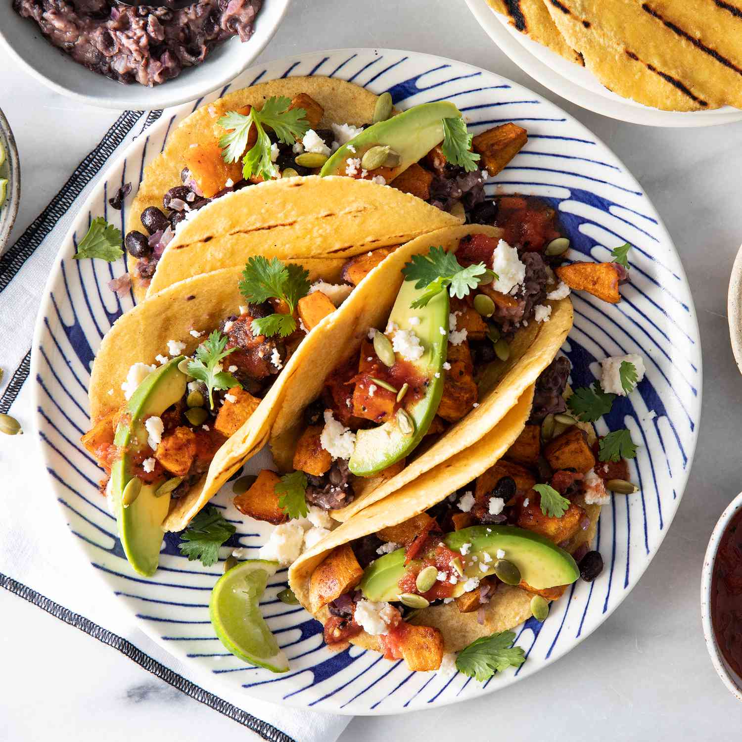 Sweet Potato-Black Bean Tacos